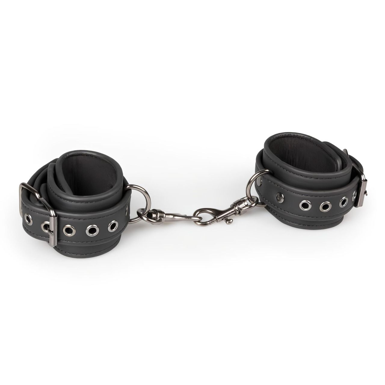 Easytoys - műbőr bilincs (fekete) Easytoys - műbőr bilincs (fekete)