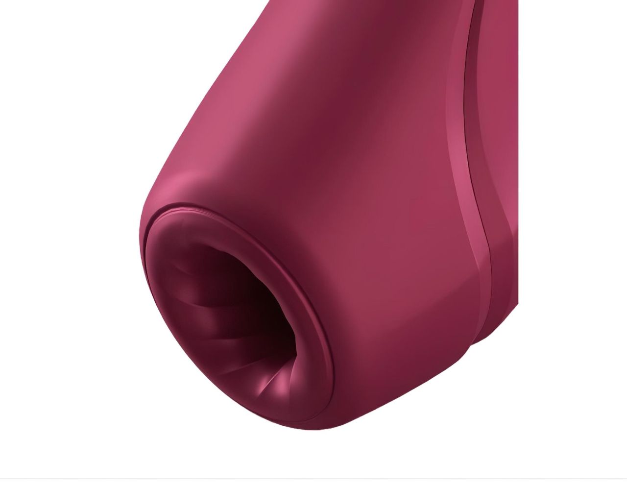 Satisfyer Curvy 1+ - okos léghullámos csiklóizgató (piros)