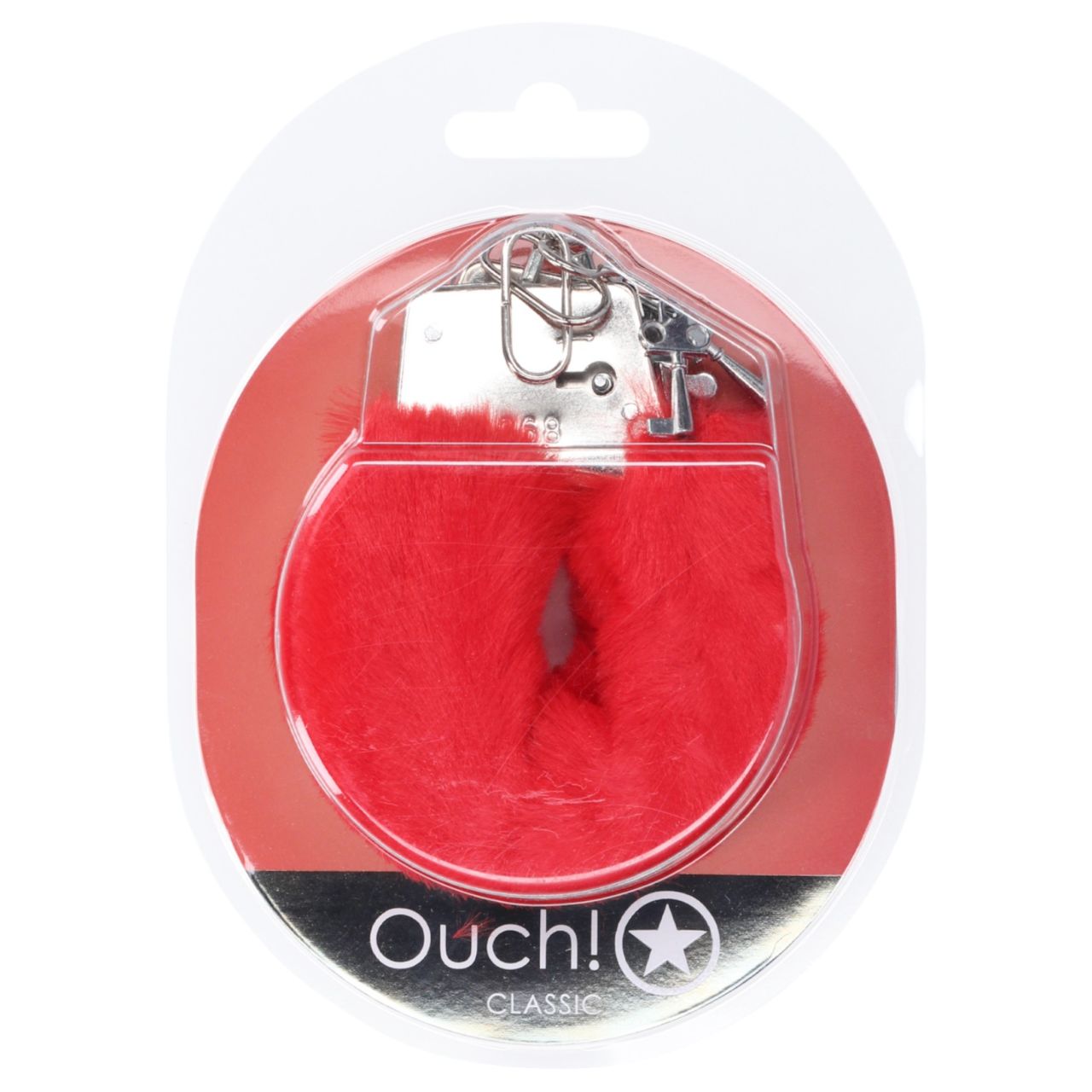 Ouch! - plüss bilincs (piros)