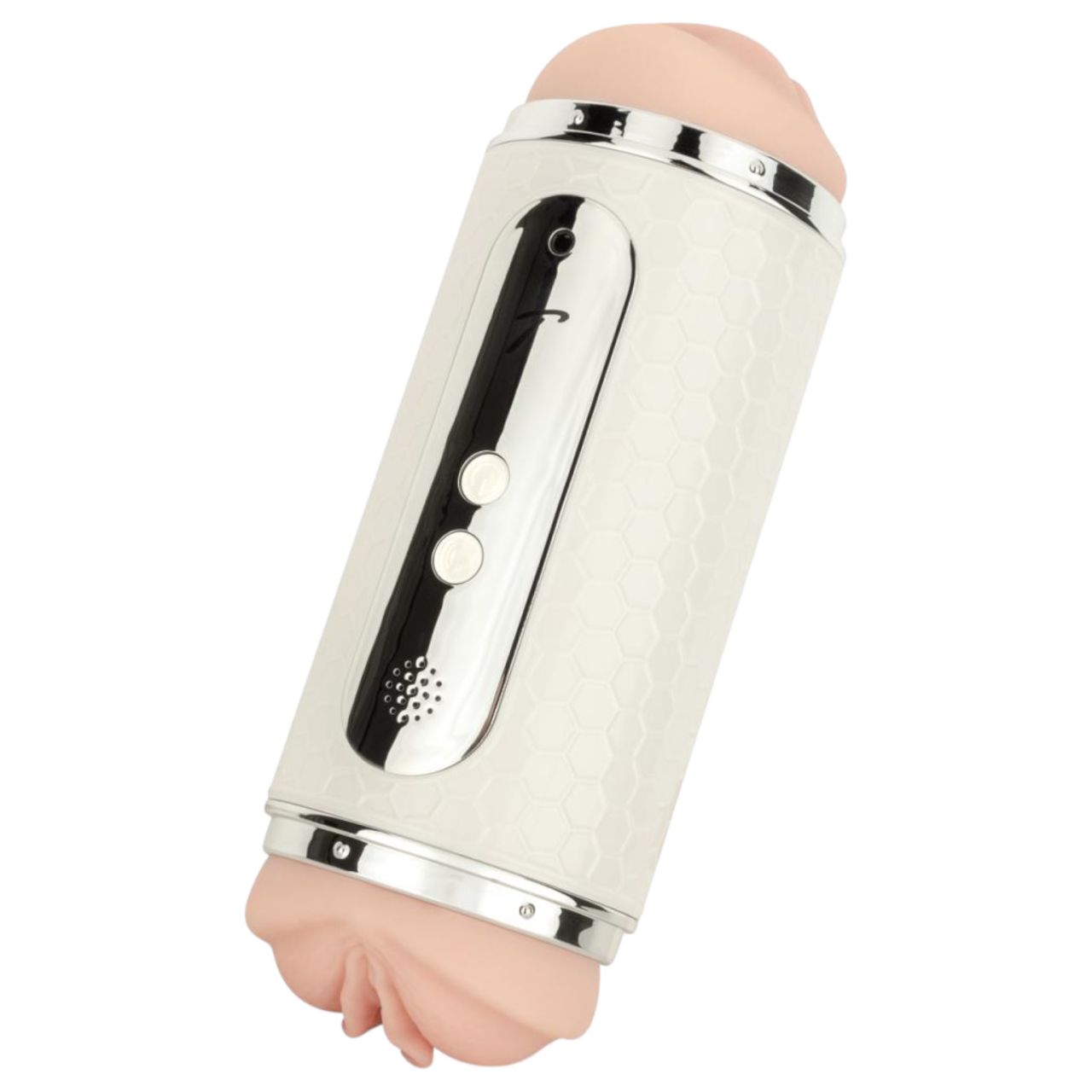 Teazers - hang vezérlésű száj- és punci maszturbátor (fehér) Teazers - hang vezérlésű száj- és punci maszturbátor (fehér)