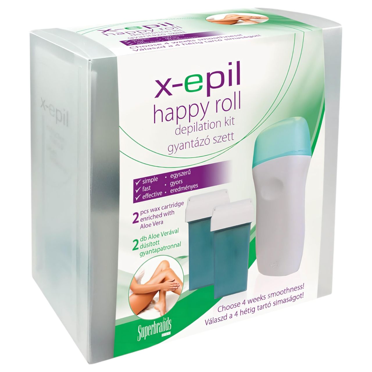 X-Epil Happy roll - gyantázó szett