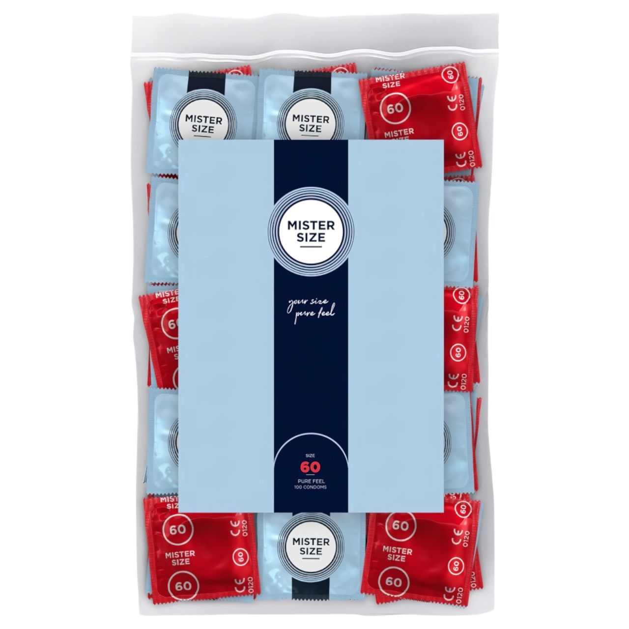 Mister Size vékony óvszer - 60mm (100db) Mister Size vékony óvszer - 60mm (100db)