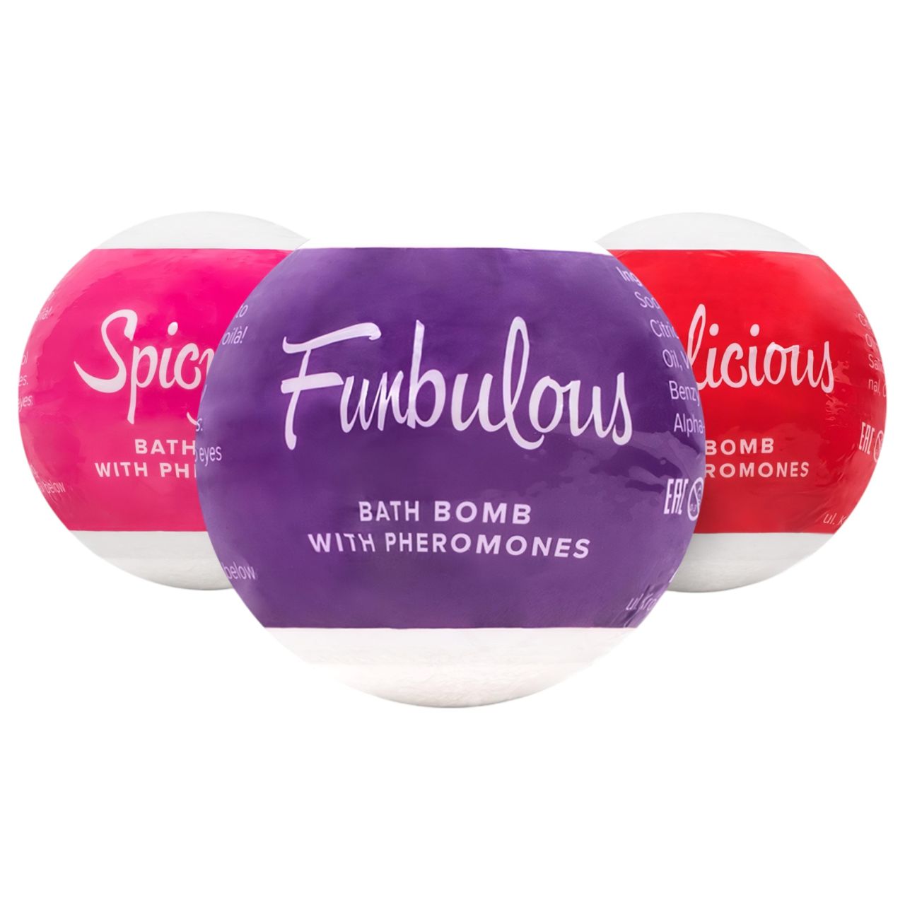 Obsessive Fruity - feromon fürdőbomba (100 g)