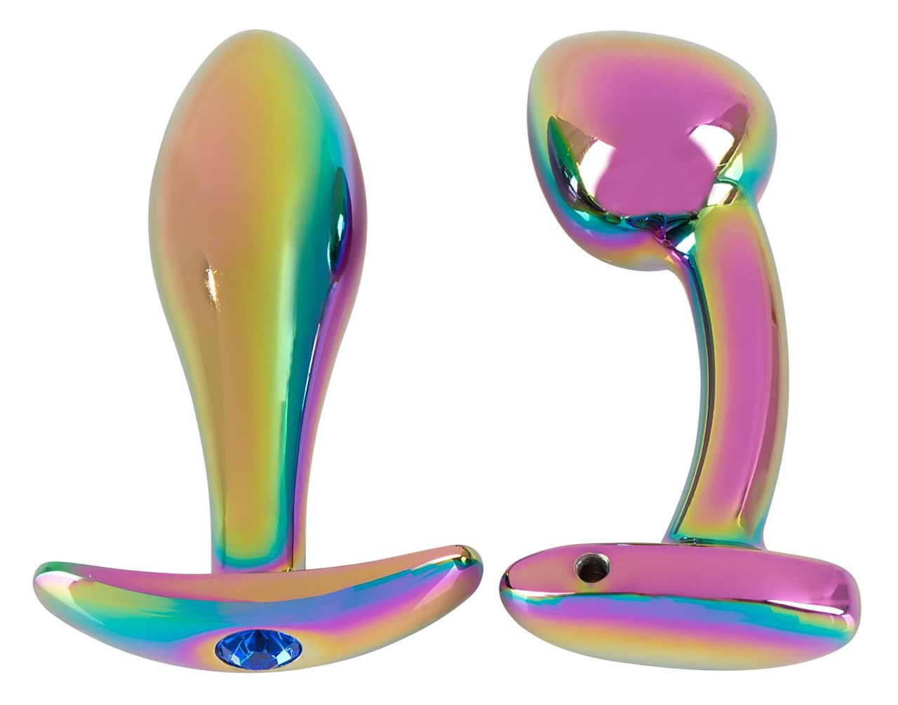 / ANOS Metal Rainbow - fém anál plug szett (2 részes)