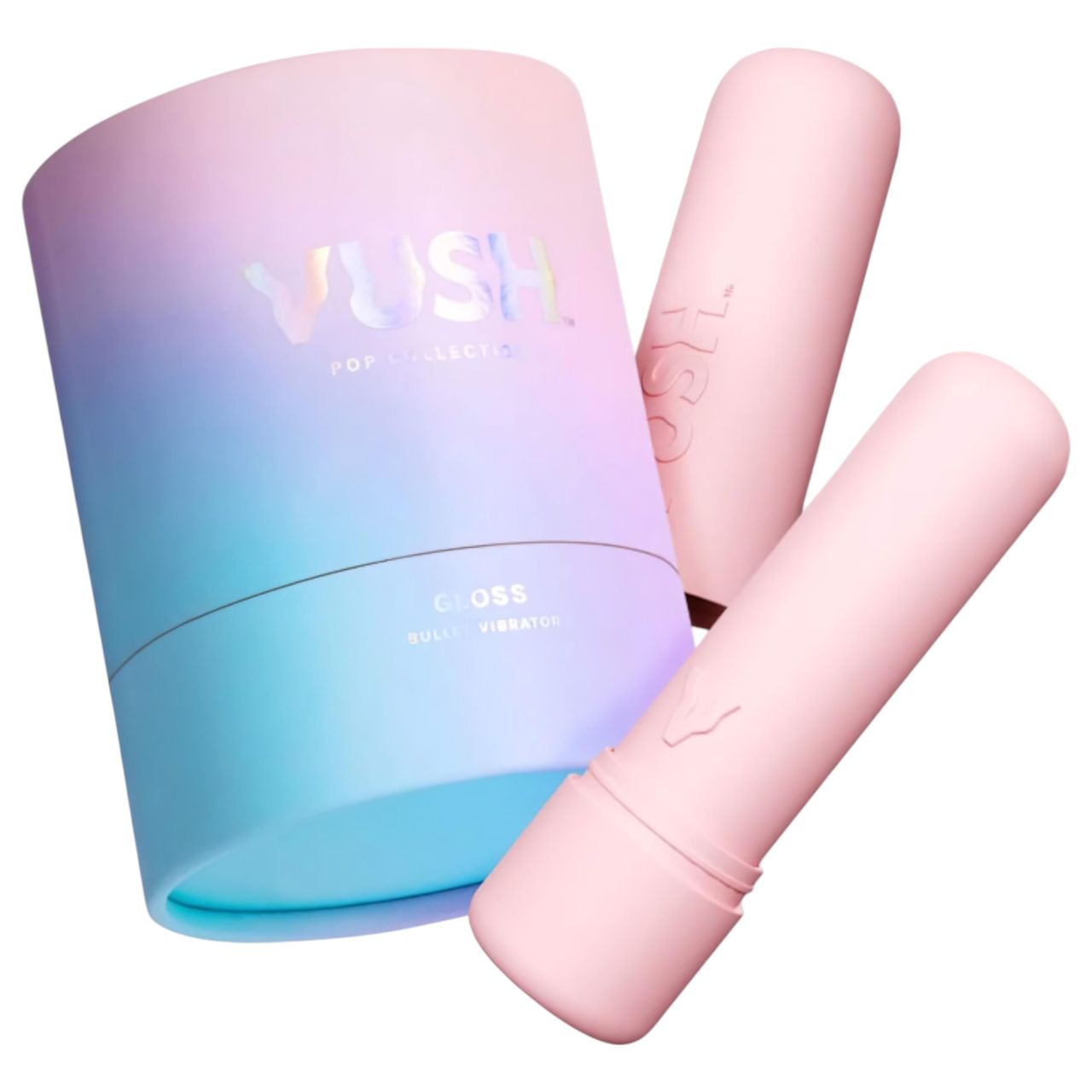 Vush Pop Gloss - akkus, vízálló mini vibrátor (pink)