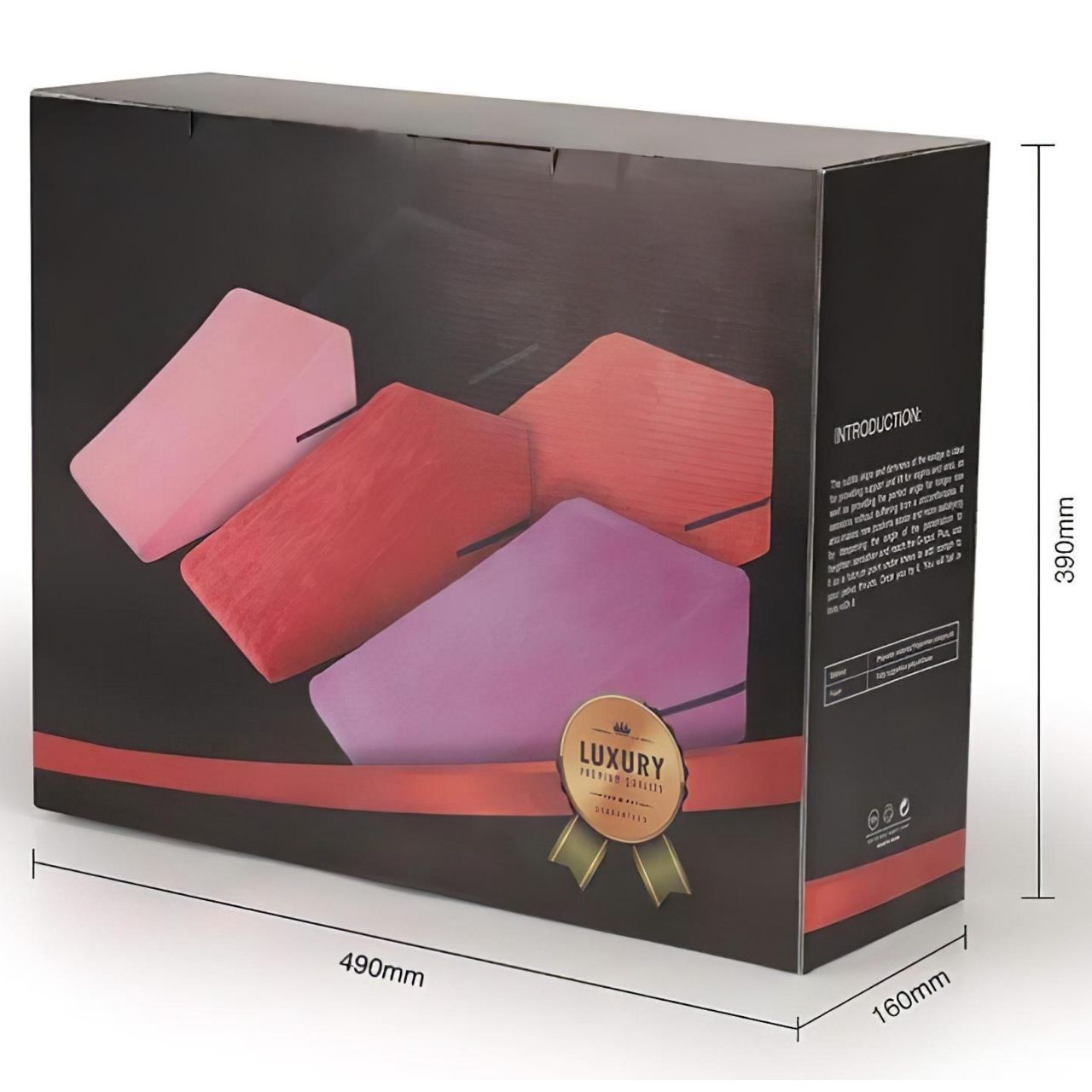 / Desirel Magic Pillow - ék szexpárna - nagy (fekete)