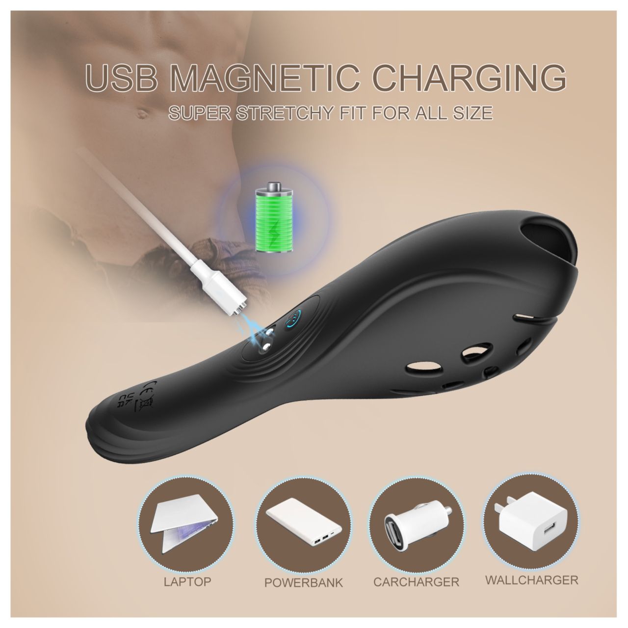 Biu-Biu - péniszvibrátor (fekete)