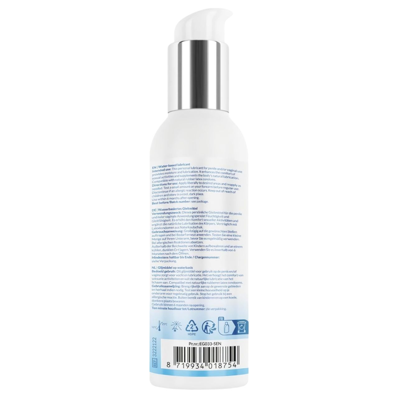 EasyGlide Sensitive - vízbázisú síkosító (150ml)