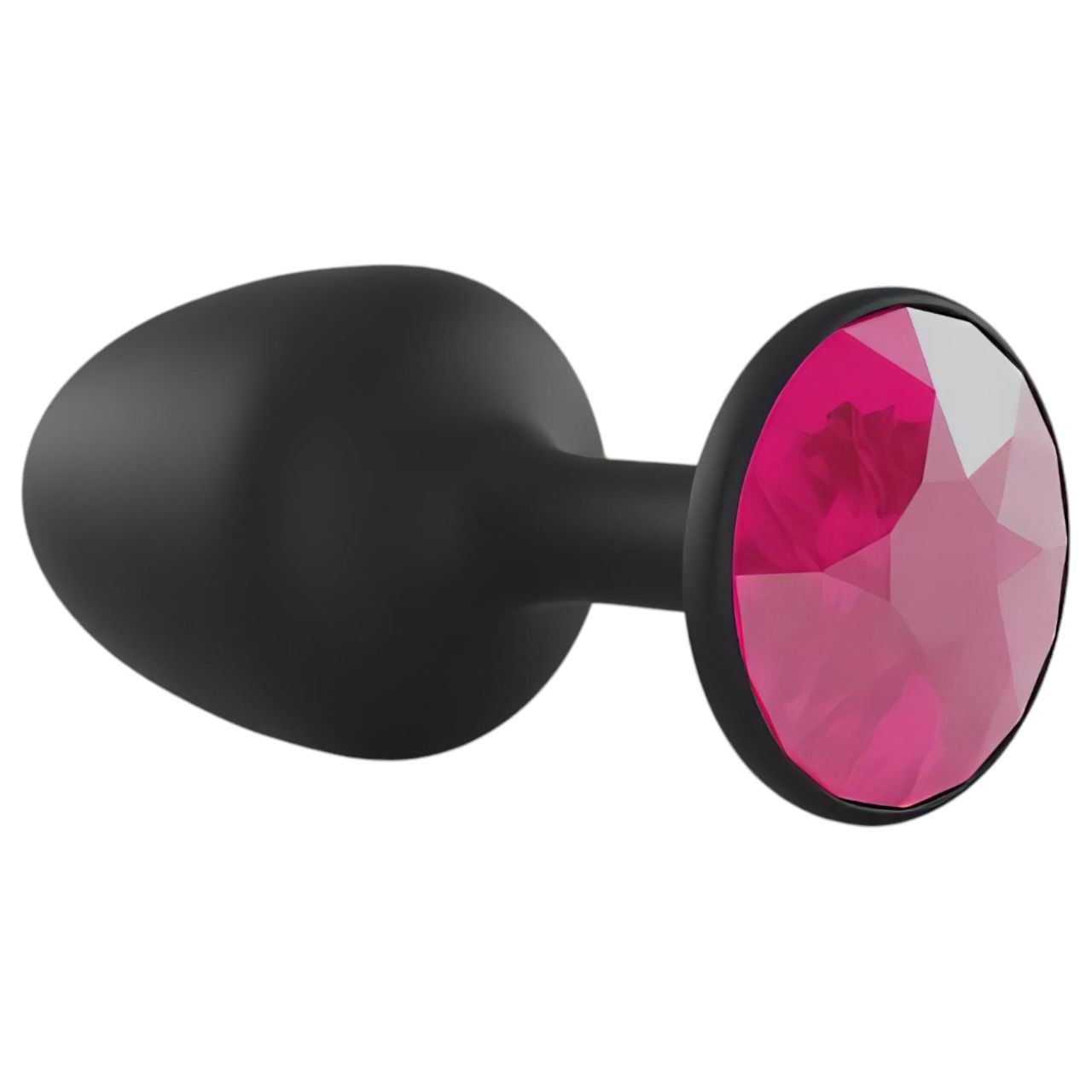 / Dorcel Geisha Plug Ruby L - pink köves anál plug (fekete) / Dorcel Geisha Plug Ruby L - pink köves anál plug (fekete)