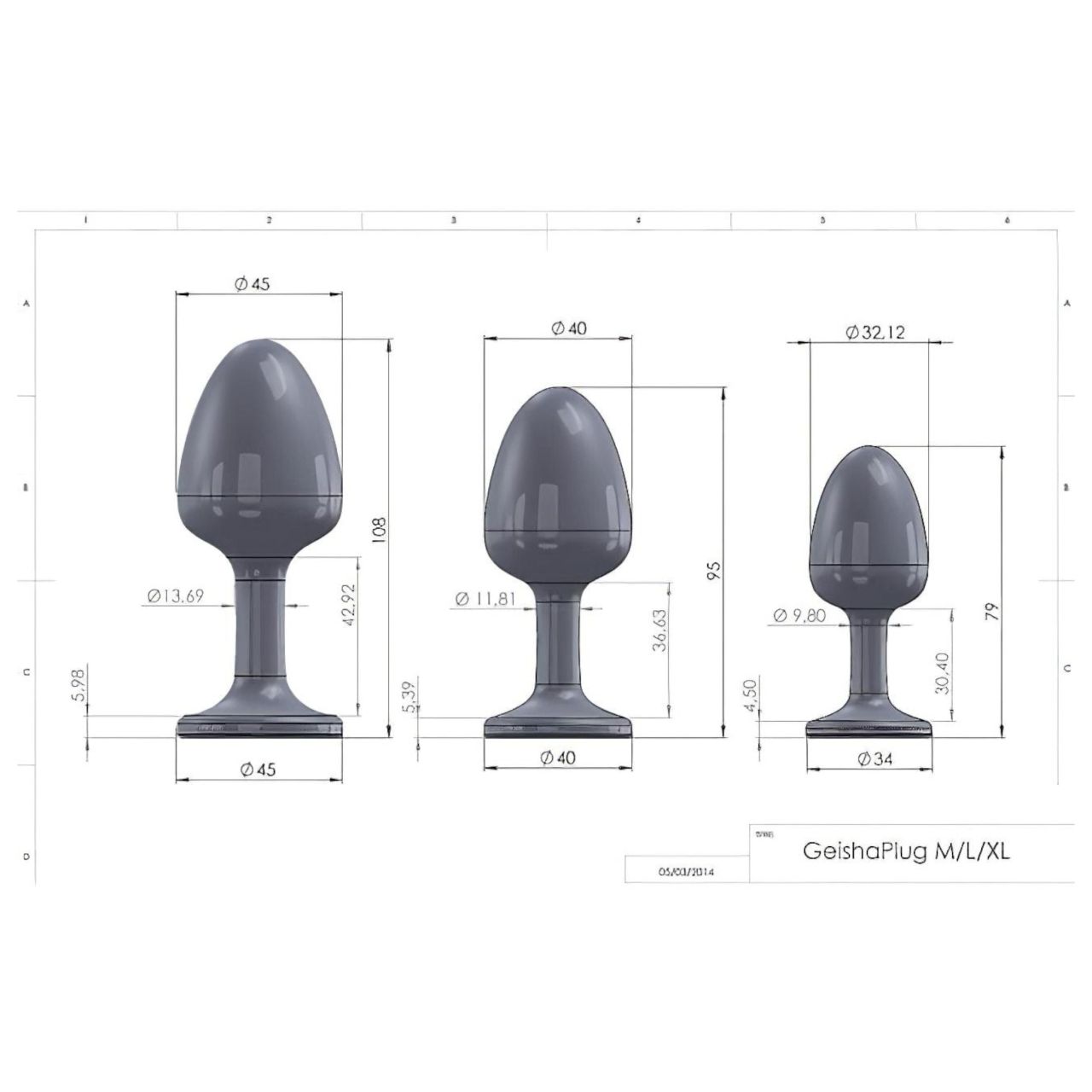 / Dorcel Geisha Plug Ruby L - pink köves anál plug (fekete) / Dorcel Geisha Plug Ruby L - pink köves anál plug (fekete)