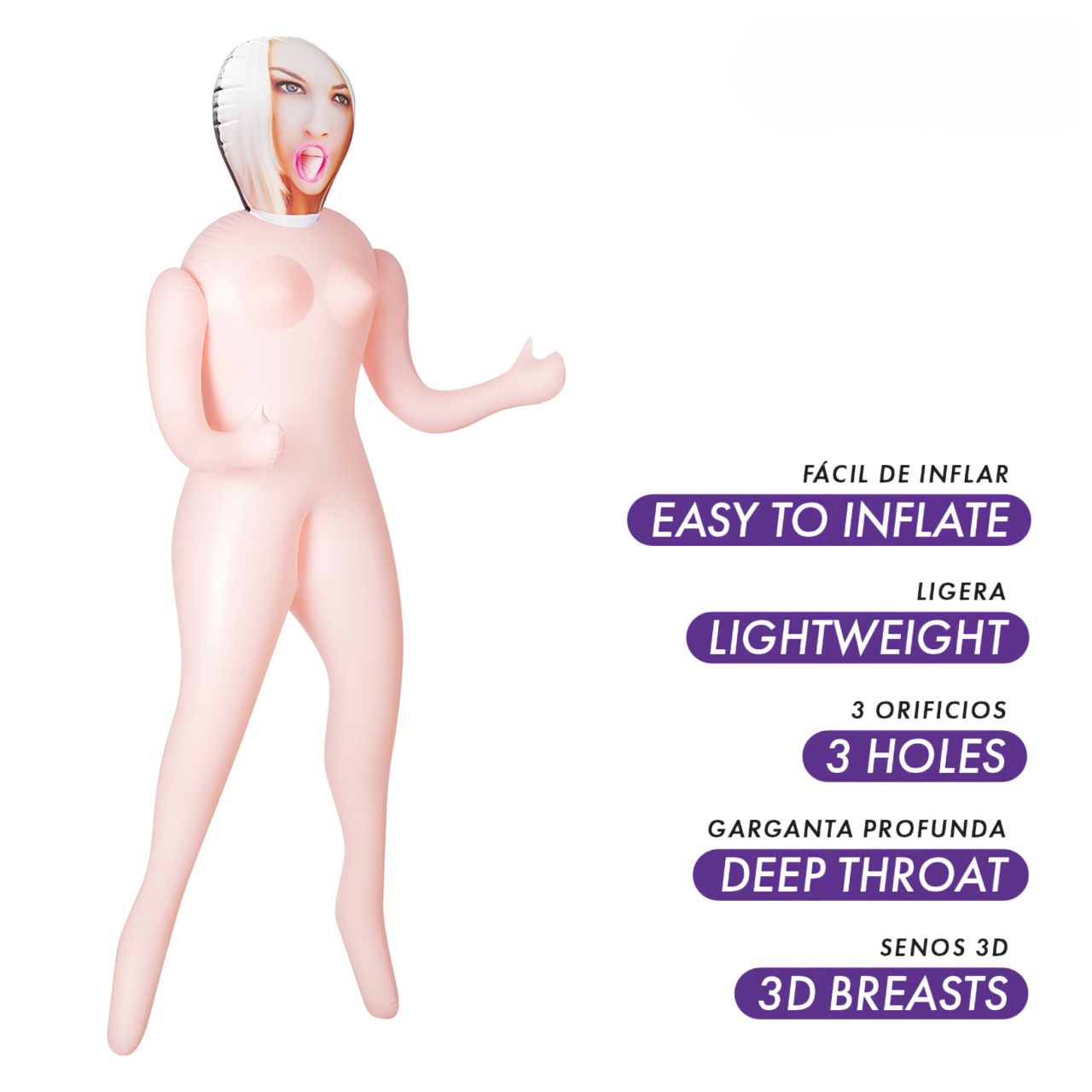 Intense Dolls Irina - felfújható guminő