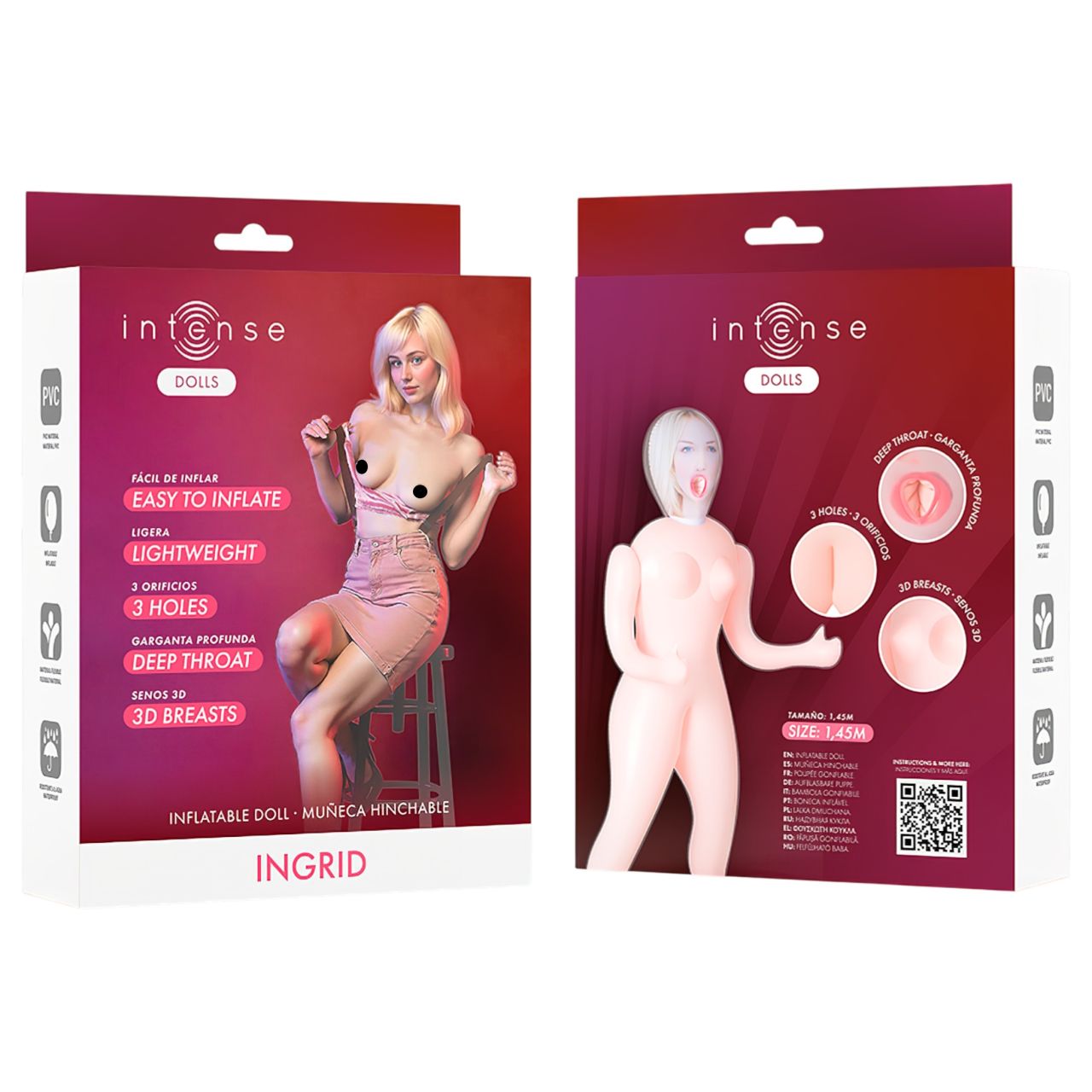 Intense Dolls Ingrid - felfújható guminő