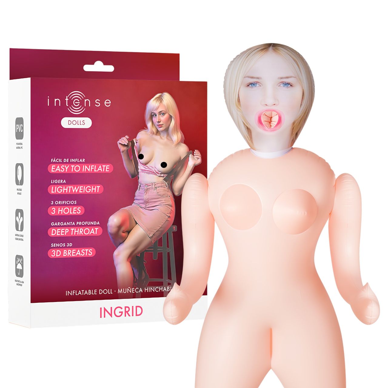 Intense Dolls Ingrid - felfújható guminő