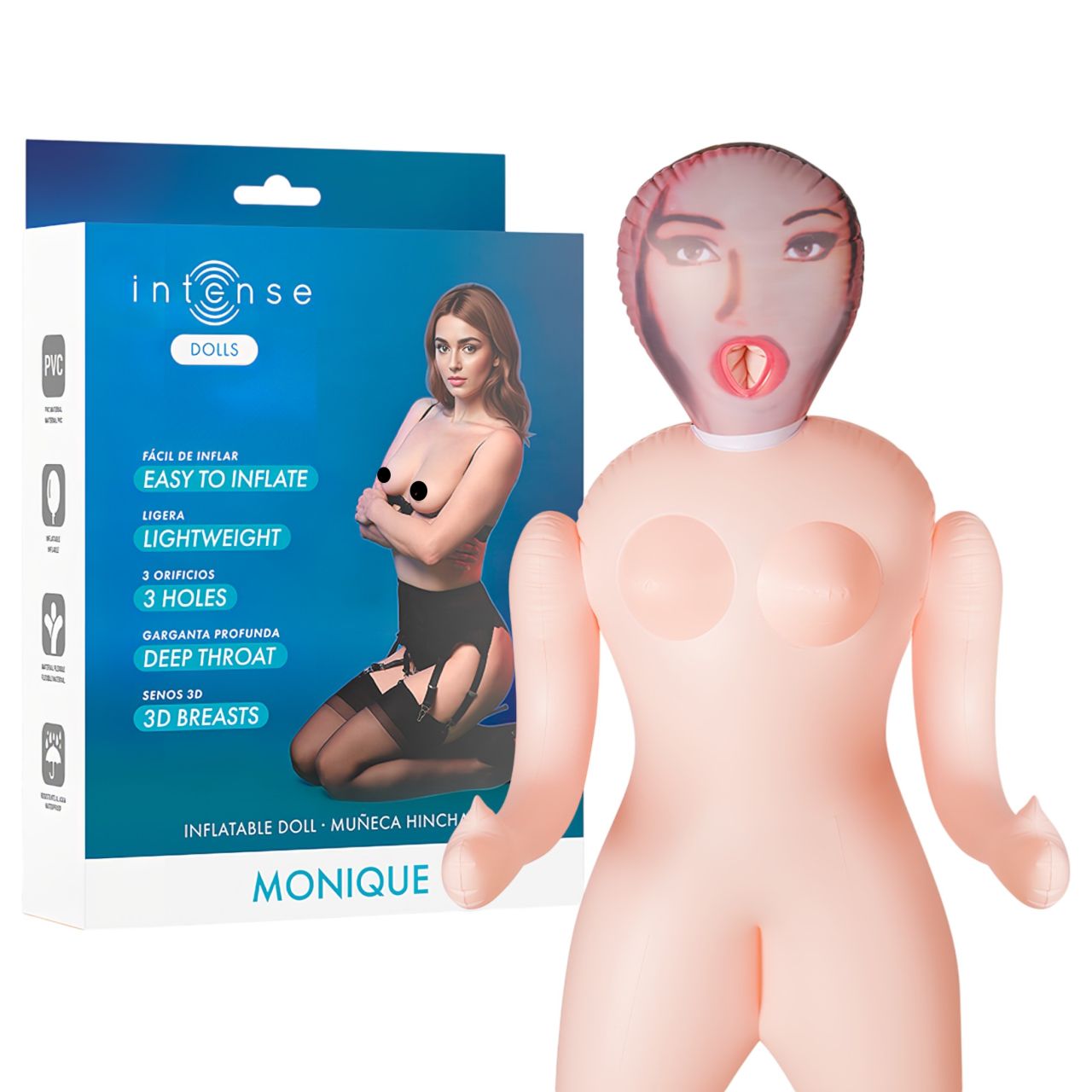 Intense Dolls Monique - felfújható guminő