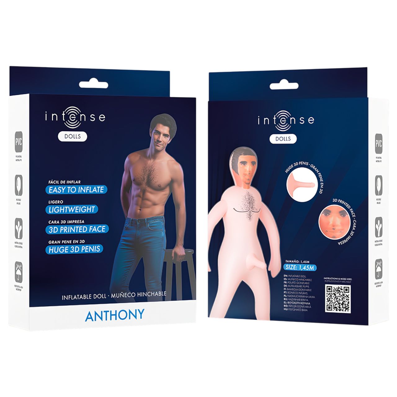 Intense Dolls Anthony - felfújható gumiférfi