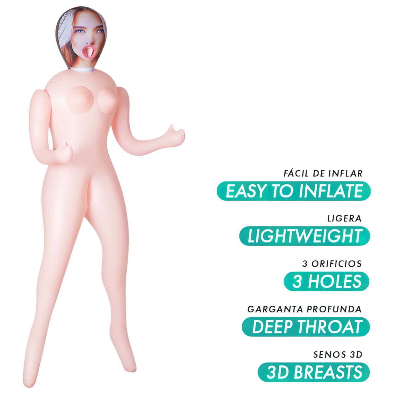 Intense Dolls Nicole - felfújható guminő Intense Dolls Nicole - felfújható guminő