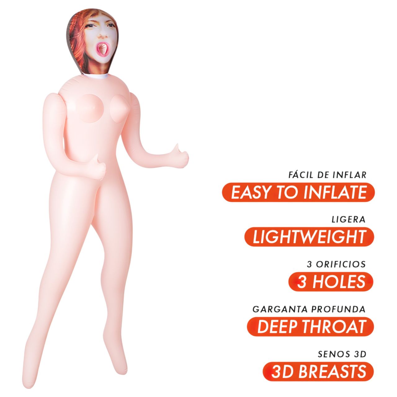 Intense Dolls Scarlett - felfújható guminő