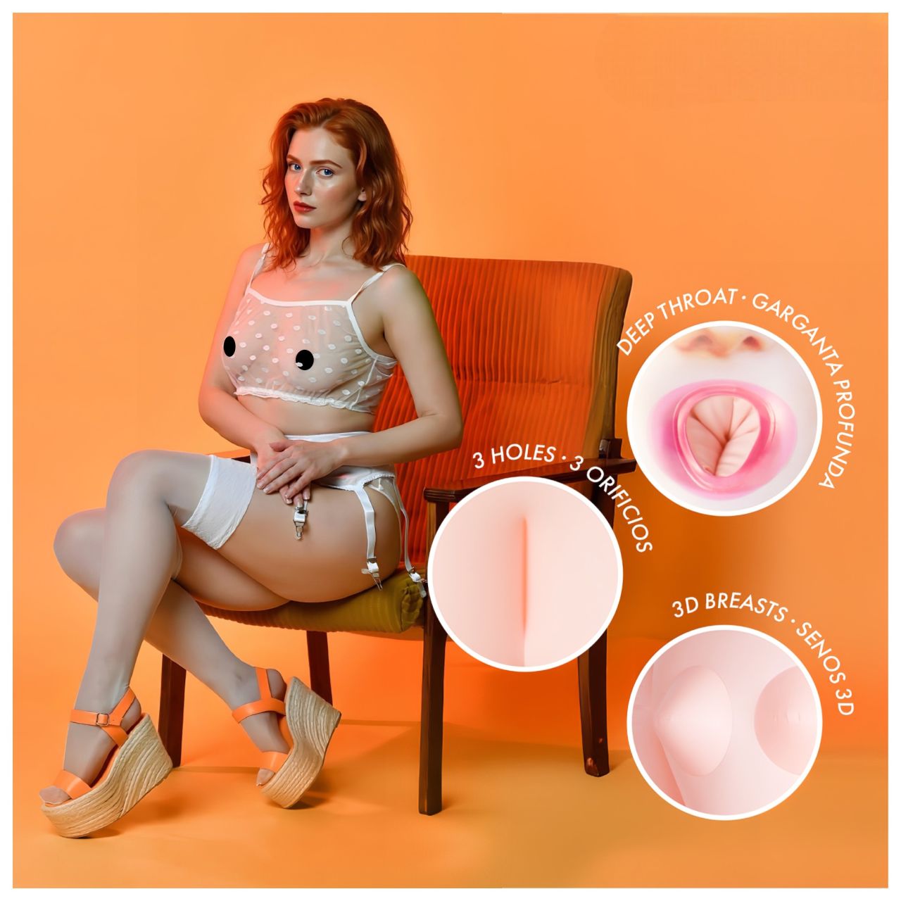 Intense Dolls Scarlett - felfújható guminő