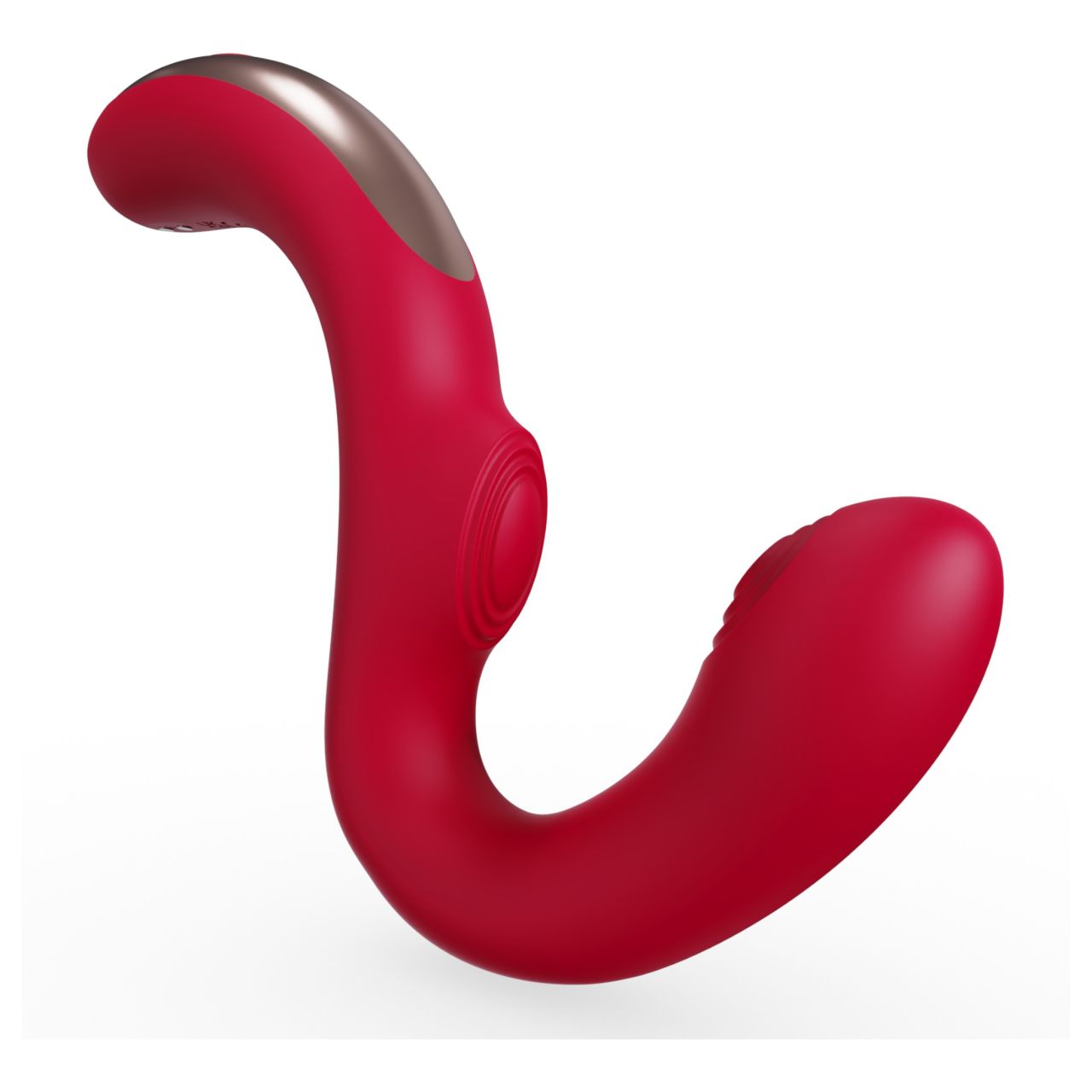 SEX HD Genie - G-pont és csiklóvibrátor (piros) SEX HD Genie - G-pont és csiklóvibrátor (piros)
