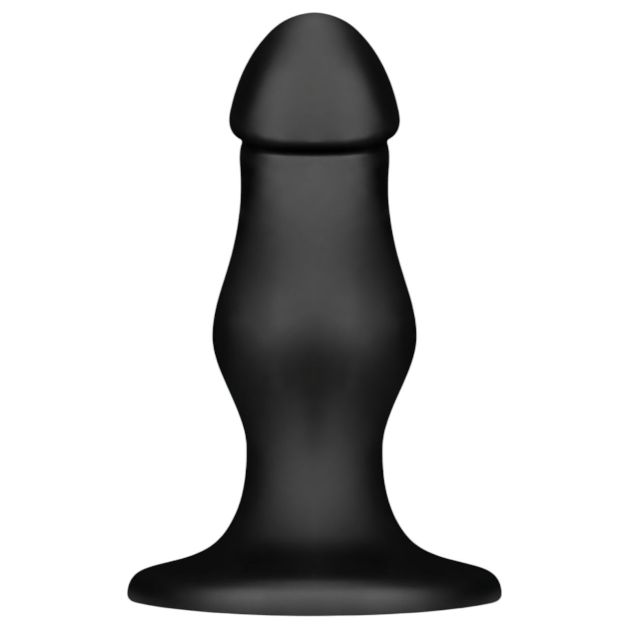 BUTTR FIM-92 - tapadókorongos anál dildó (fekete)