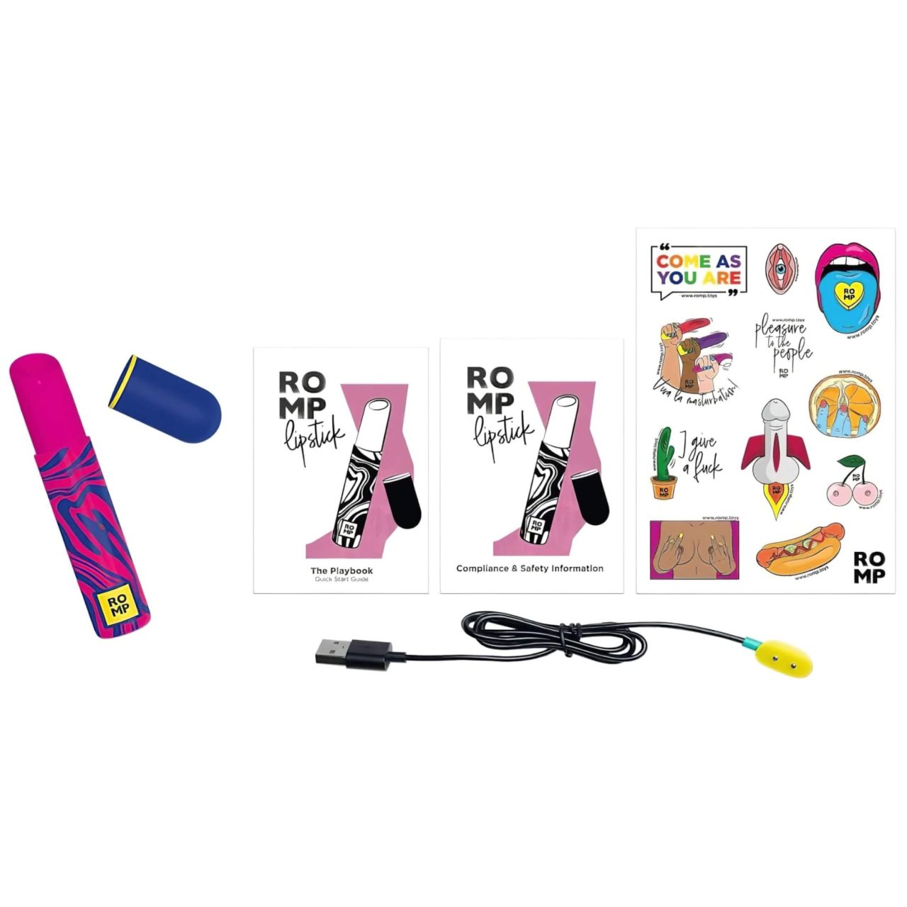 ROMP Lipstick - akkus léghullámos csiklóizgató (pink) ROMP Lipstick - akkus léghullámos csiklóizgató (pink)