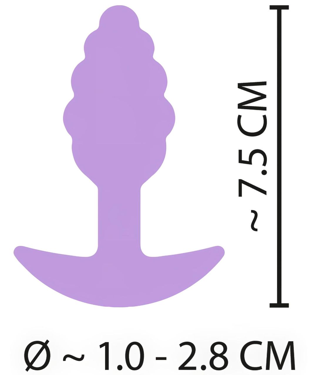 Cuties Mini Butt Plug - szilikon anál plug (lila, 2,8 cm) Cuties Mini Butt Plug - szilikon anál plug (lila, 2,8 cm)