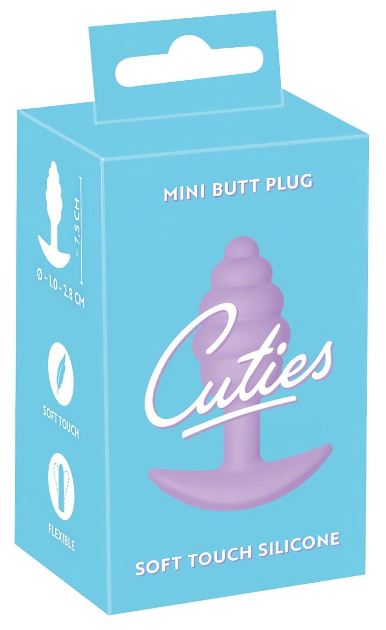 Cuties Mini Butt Plug - szilikon anál plug (lila, 2,8 cm) Cuties Mini Butt Plug - szilikon anál plug (lila, 2,8 cm)