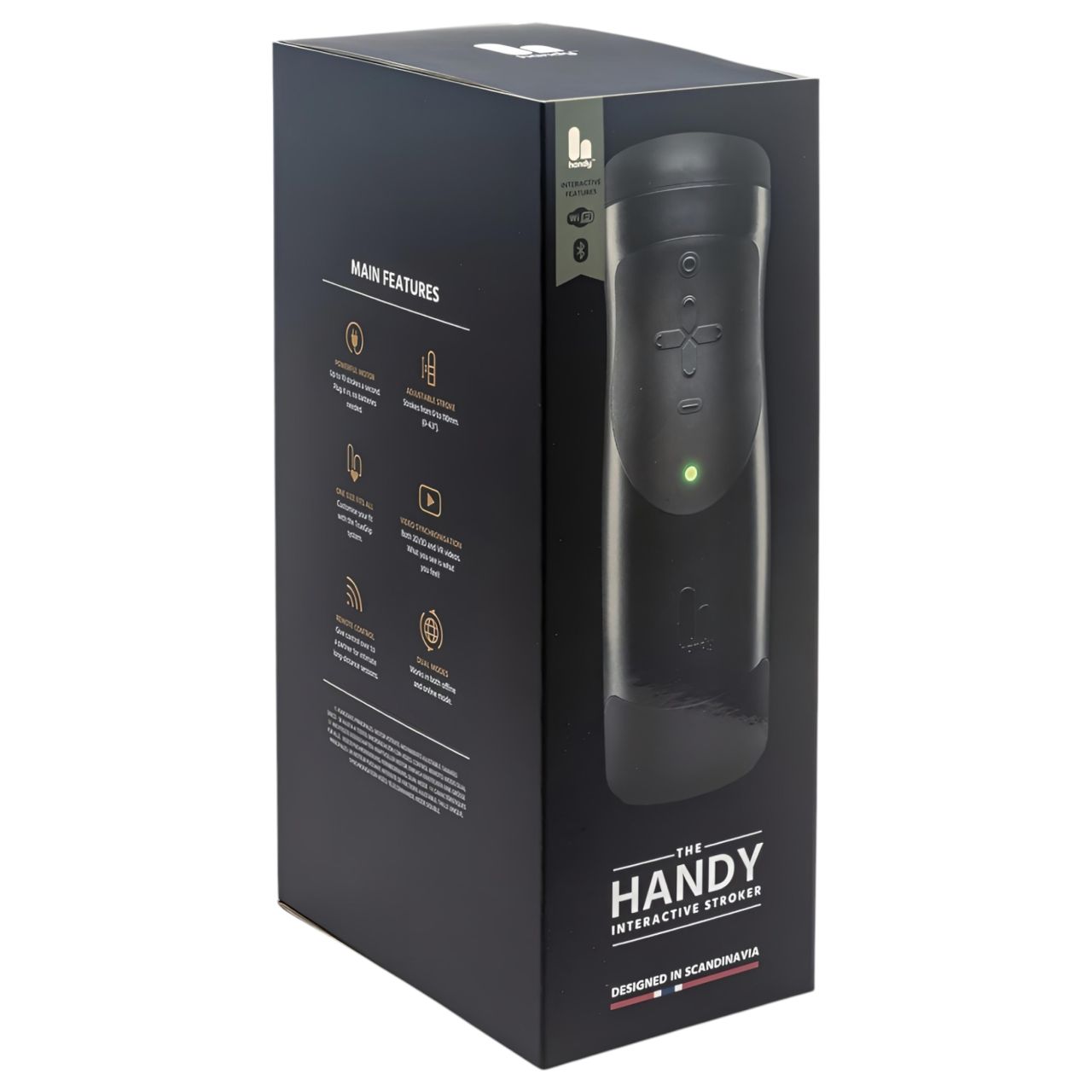 The Handy 1.1 - okos, hálózati, VR maszturbátor (fekete) The Handy 1.1 - okos, hálózati, VR maszturbátor (fekete)