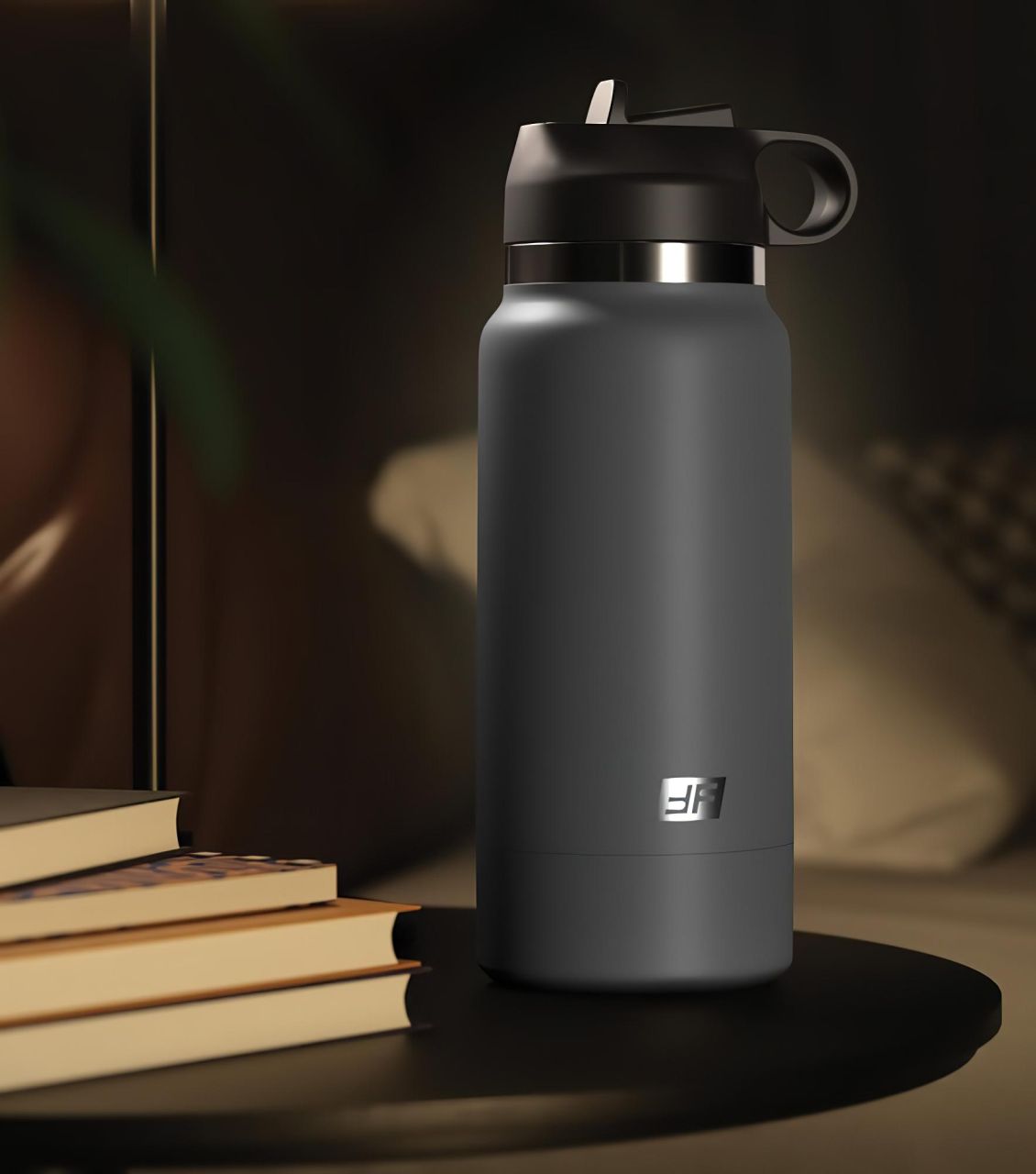 Fuck Flask Secret Delight - művagina kulacsban (fekete-natúr)