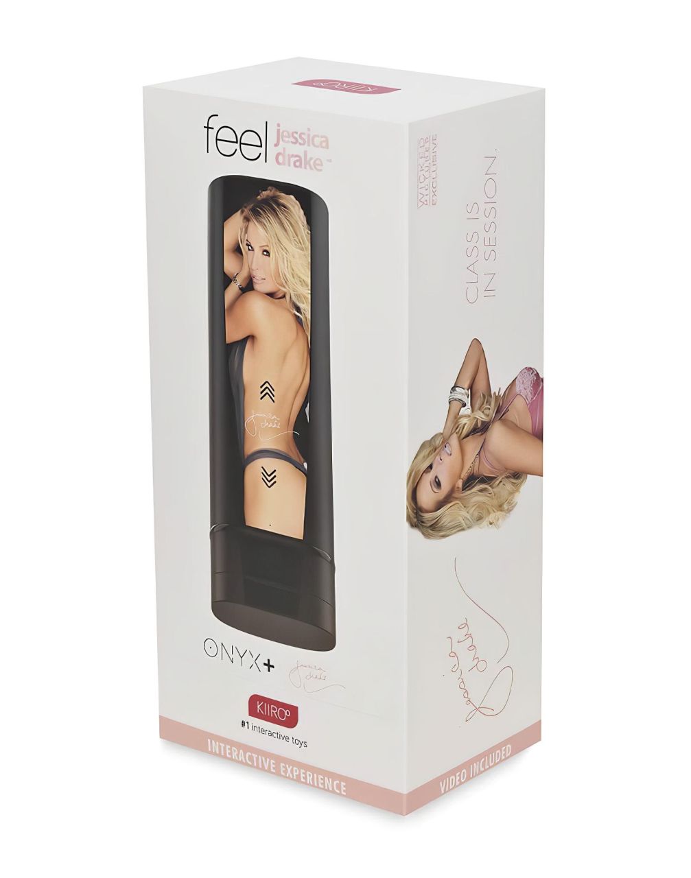 Kiiroo Onyx+ Jessica Drake - interaktív maszturbátor (fekete)