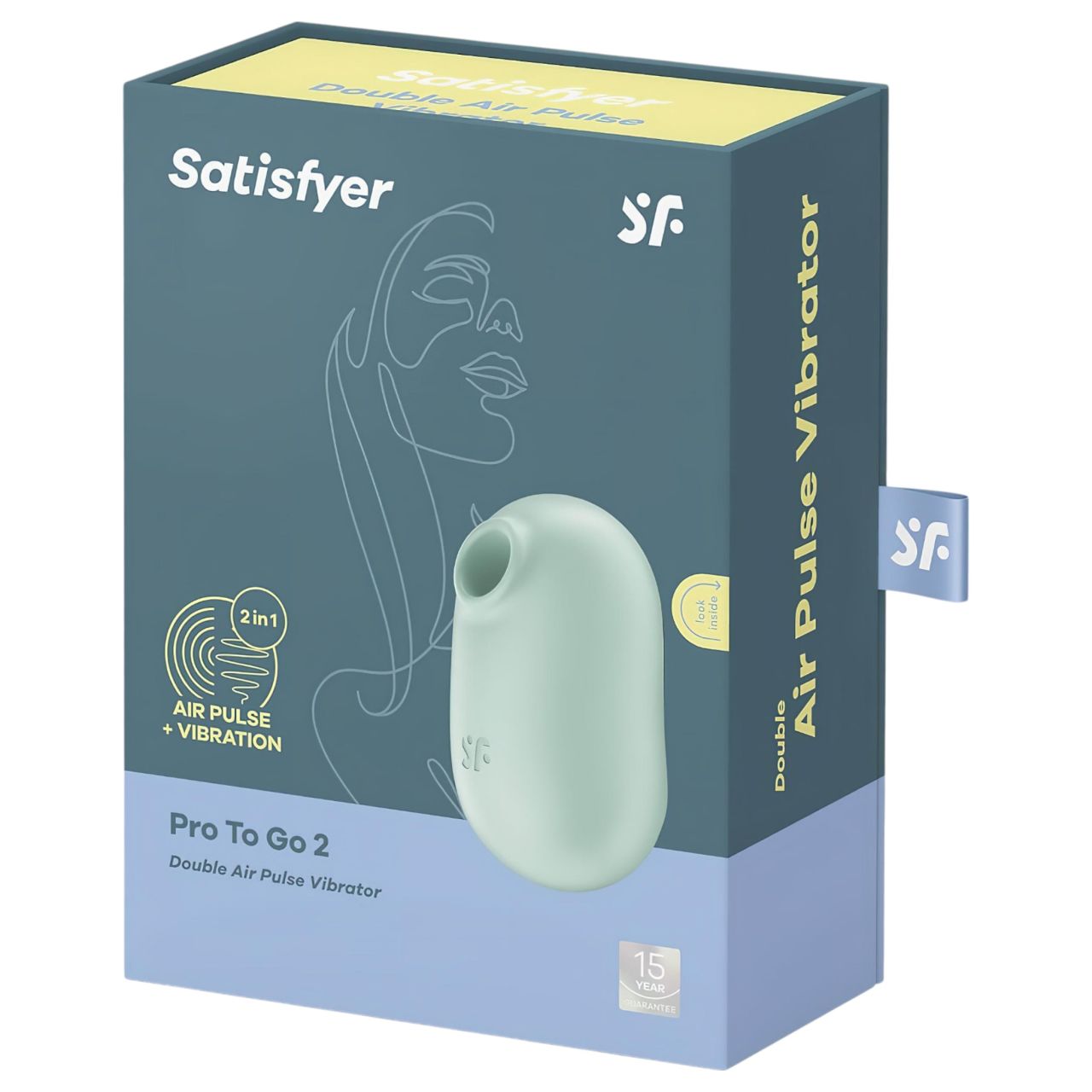 Satisfyer Pro To Go 2 - akkus, léghullámos csiklóizgató (menta) Satisfyer Pro To Go 2 - akkus, léghullámos csiklóizgató (menta)