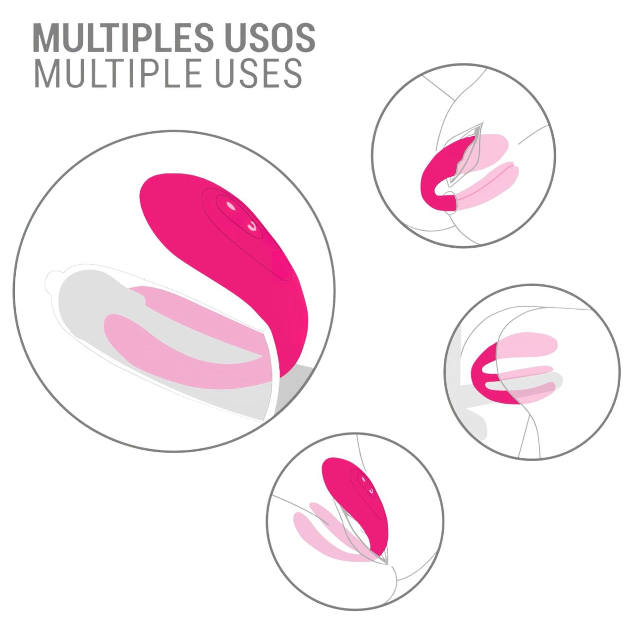 Intense Julia - G-pont és csiklóizgató vibrátor (pink)