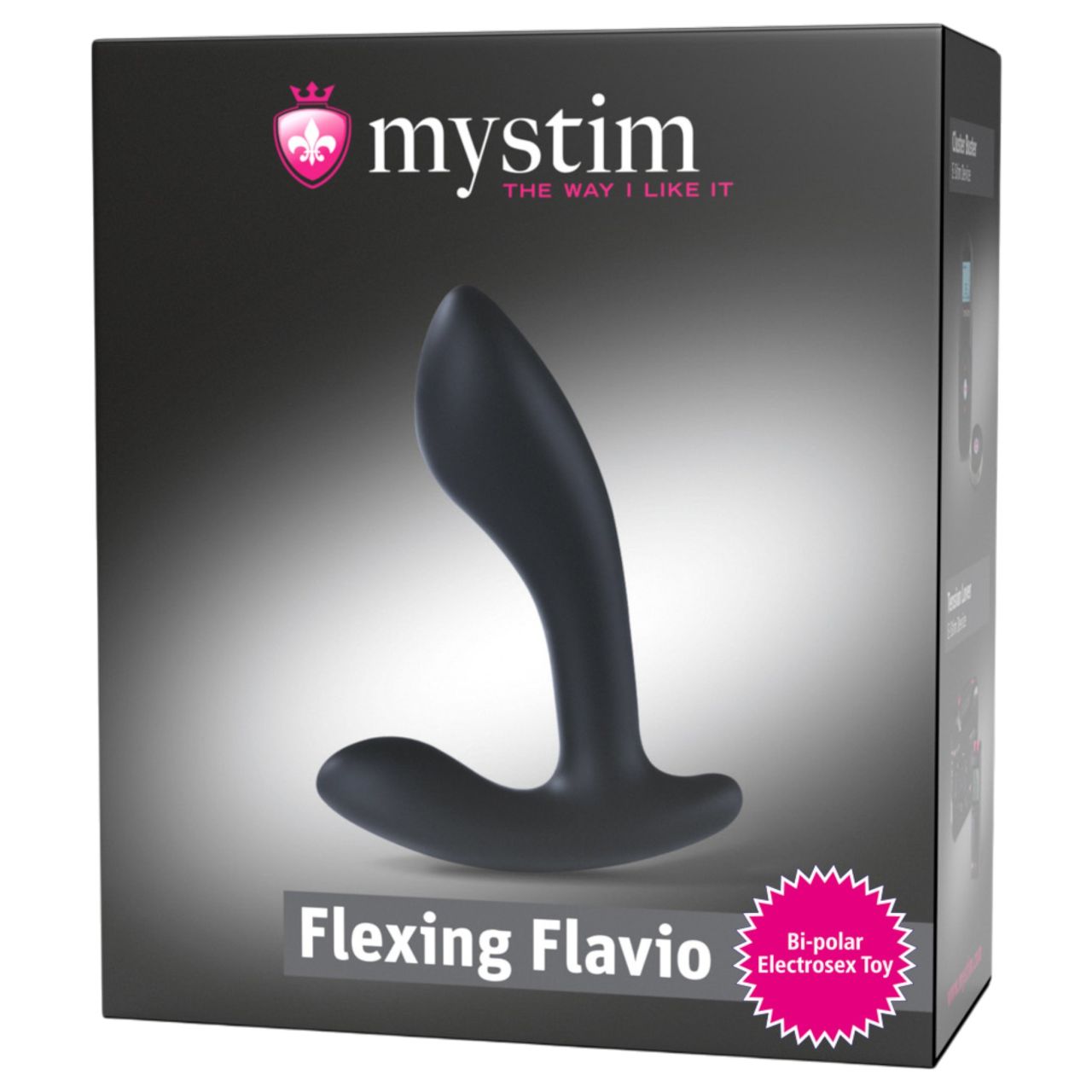 mystim Flexing Flavio - elektro prosztata vibrátor (fekete) mystim Flexing Flavio - elektro prosztata vibrátor (fekete)
