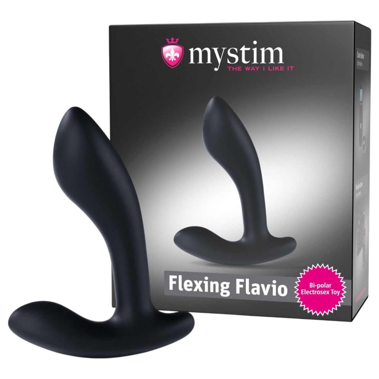mystim Flexing Flavio - elektro prosztata vibrátor (fekete) mystim Flexing Flavio - elektro prosztata vibrátor (fekete)