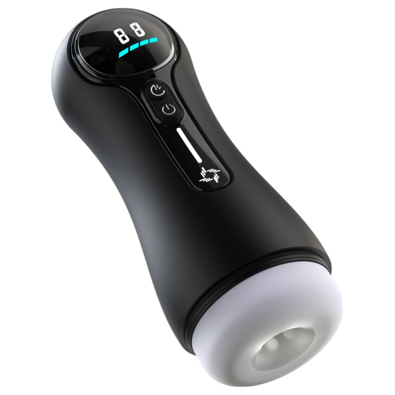 Leopard - szívó maszturbátor (fekete)