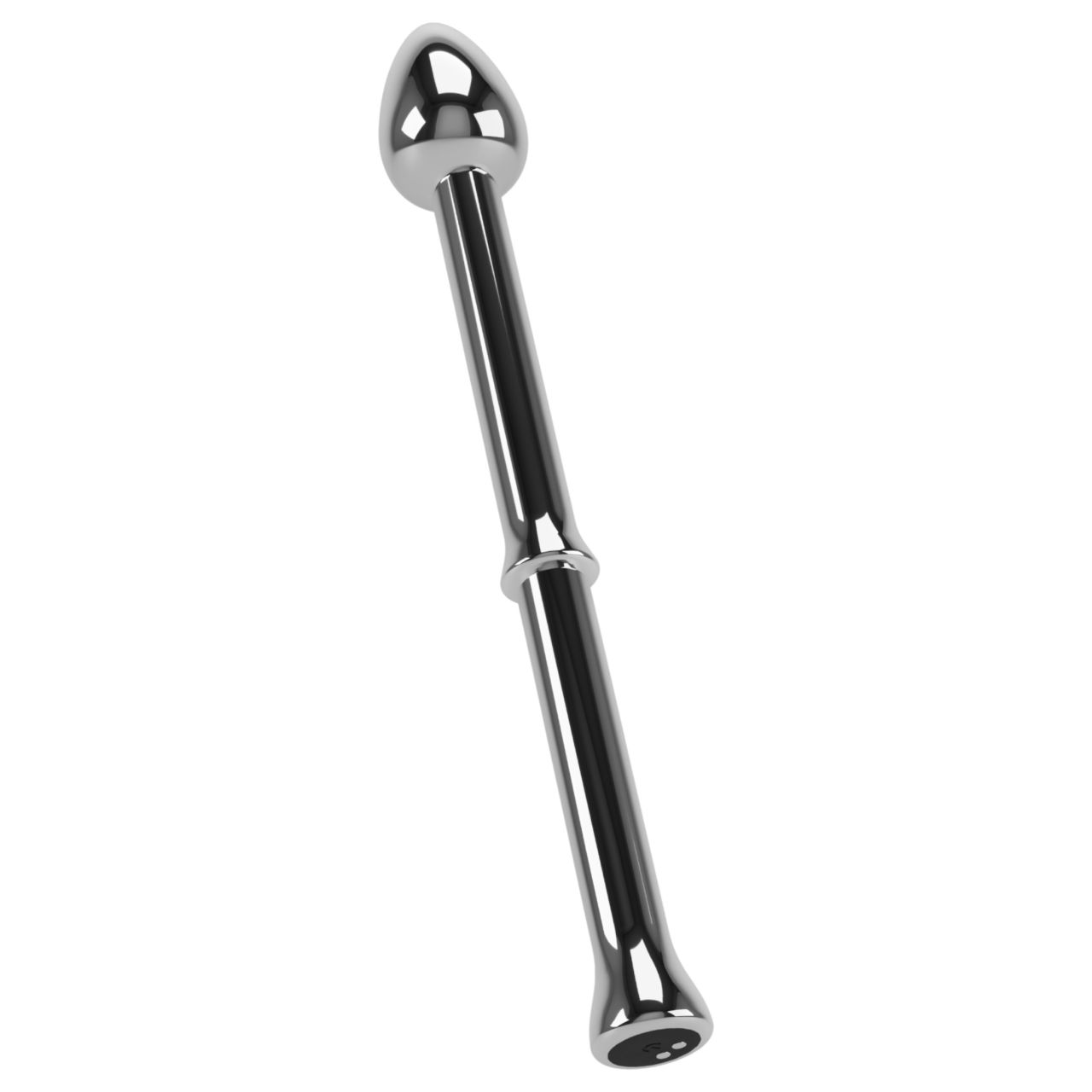 Rebel - fém prosztata vibrátor (ezüst)