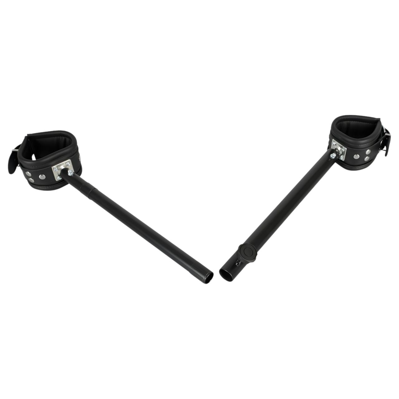 ZADO - kis lábterpesztő rúd, bondage szett (fekete)