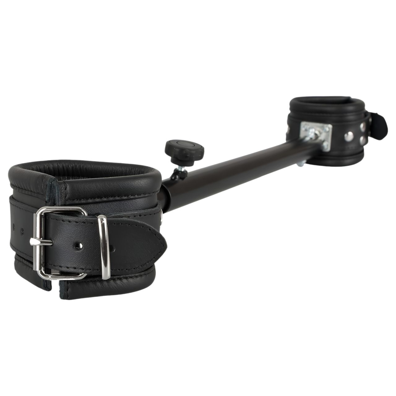 ZADO - kis lábterpesztő rúd, bondage szett (fekete)