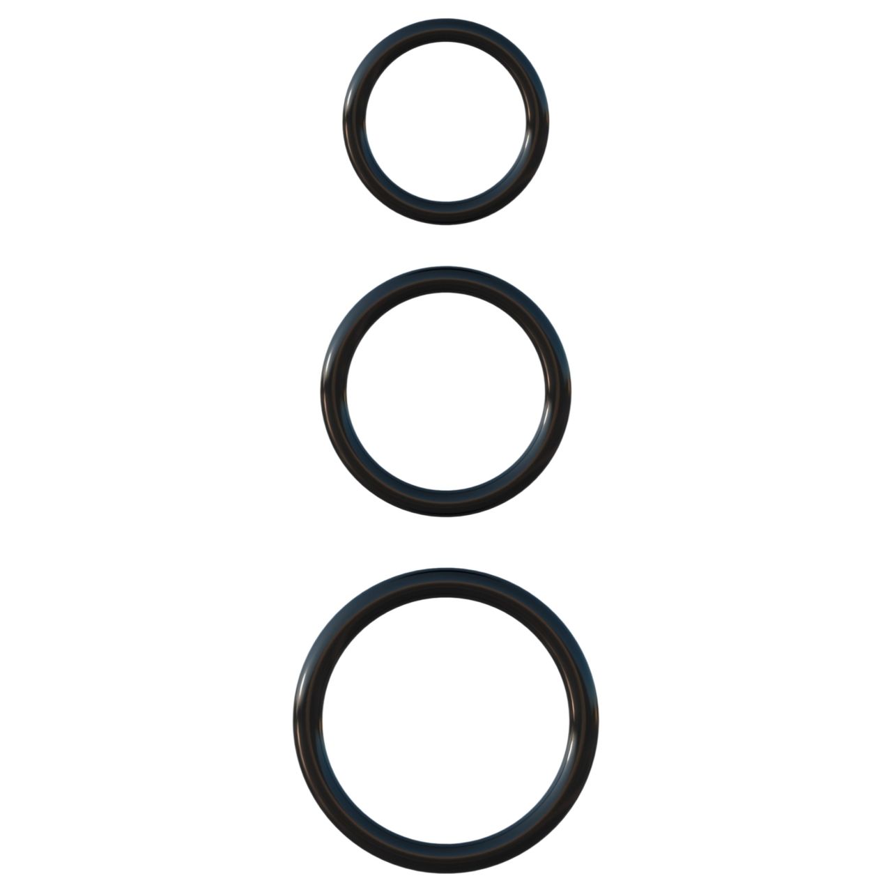 Fantasy C-Ringz - péniszgyűrű trió (fekete)