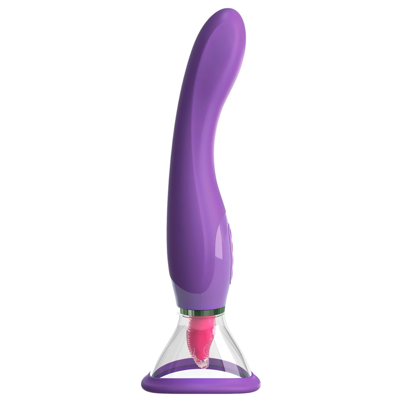 Pipedream Fantasy - akkus 3in1 nyelves csiklóizgató vibrátor (lila)