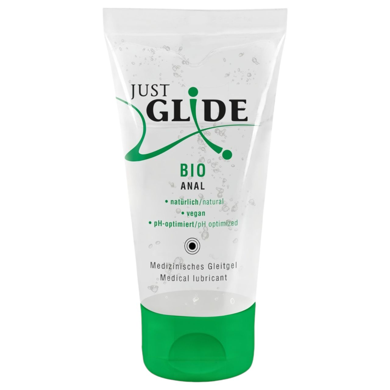 Just Glide Bio ANAL - vízbázisú vegán síkosító (50ml) Just Glide Bio ANAL - vízbázisú vegán síkosító (50ml)