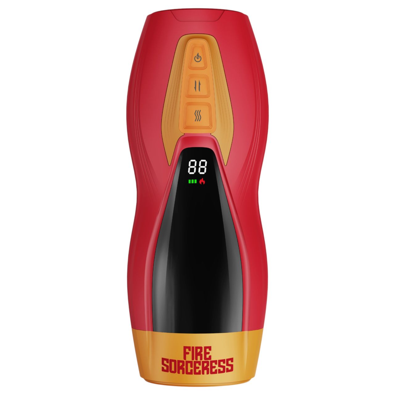 Masturs Solara - melegítő fel-le mozgó AR maszturbátor (piros)