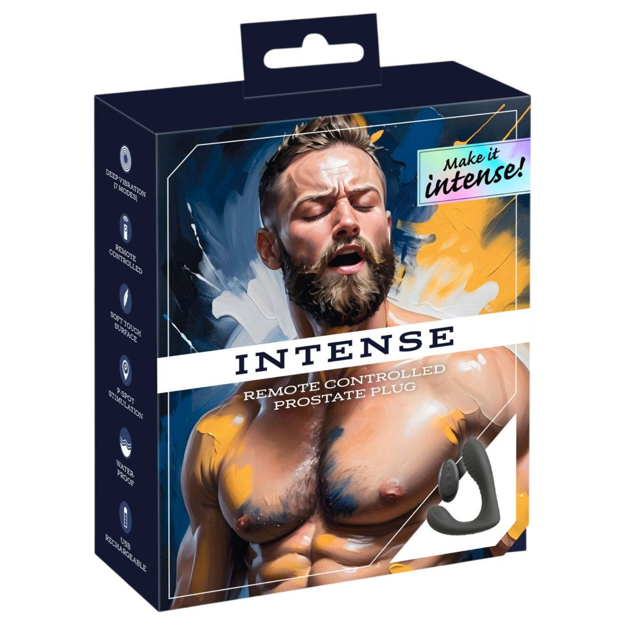 Intense - távirányítós prosztata vibrátor (fekete) Intense - távirányítós prosztata vibrátor (fekete)