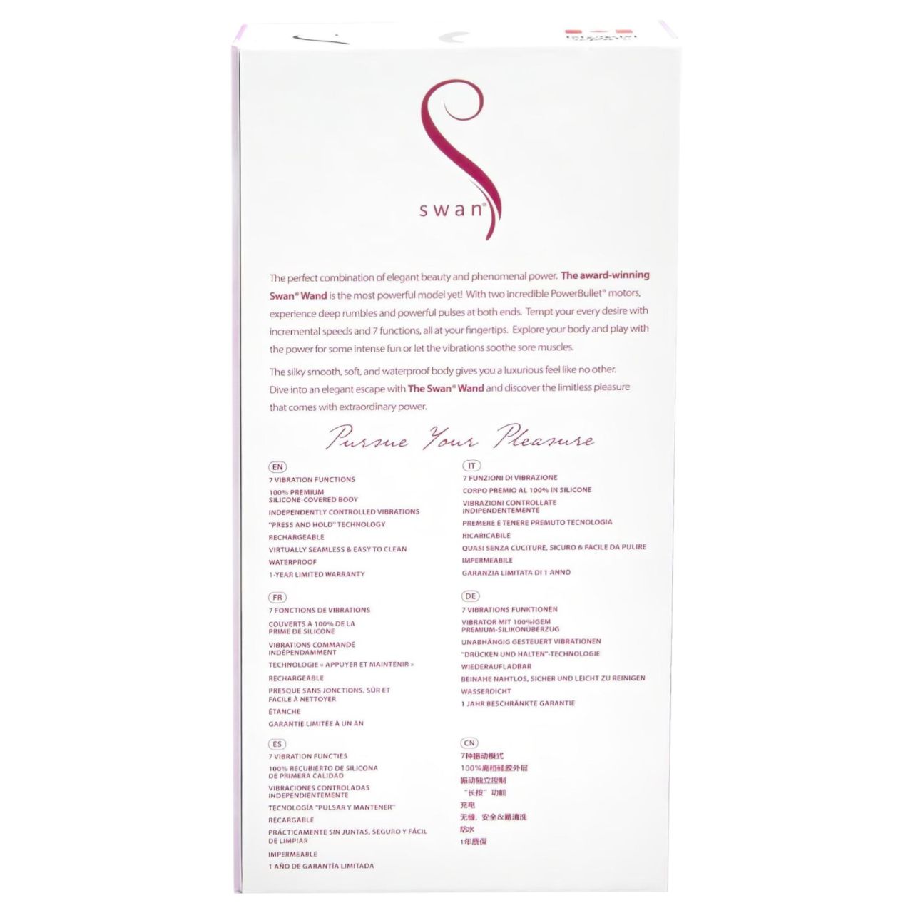 The Swan Wand - akkus masszírozó vibrátor (pink) The Swan Wand - akkus masszírozó vibrátor (pink)