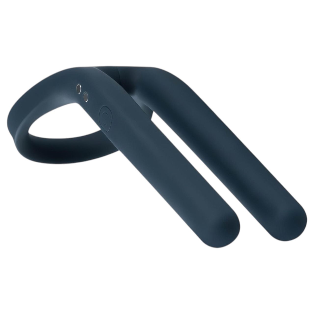 Boners - akkus péniszgyűrű és here vibrátor (kék)