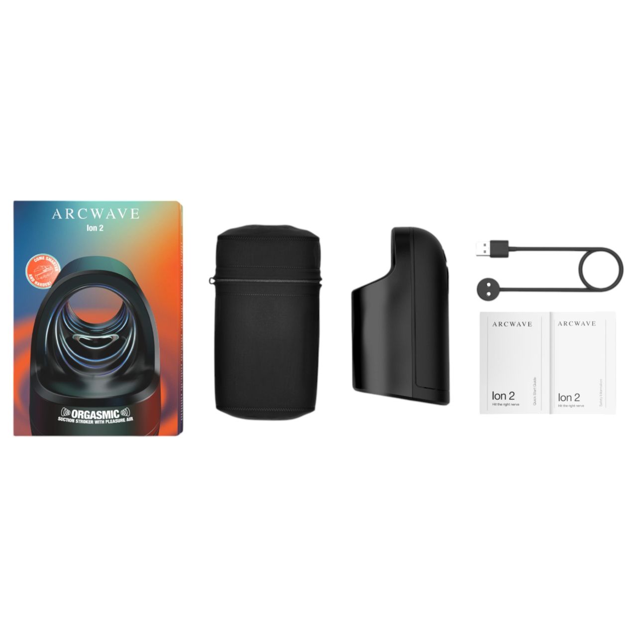 Arcwave Ion2 - léghullámos maszturbátor (fekete) Arcwave Ion2 - léghullámos maszturbátor (fekete)