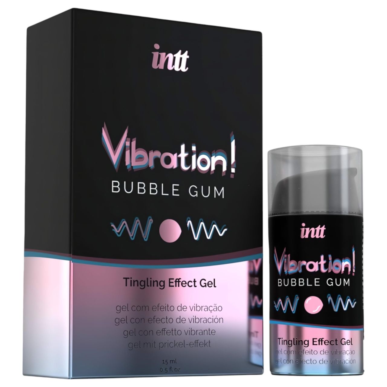 Intt Vibration! - folyékony vibrátor - rágógumi (15 ml) Intt Vibration! - folyékony vibrátor - rágógumi (15 ml)