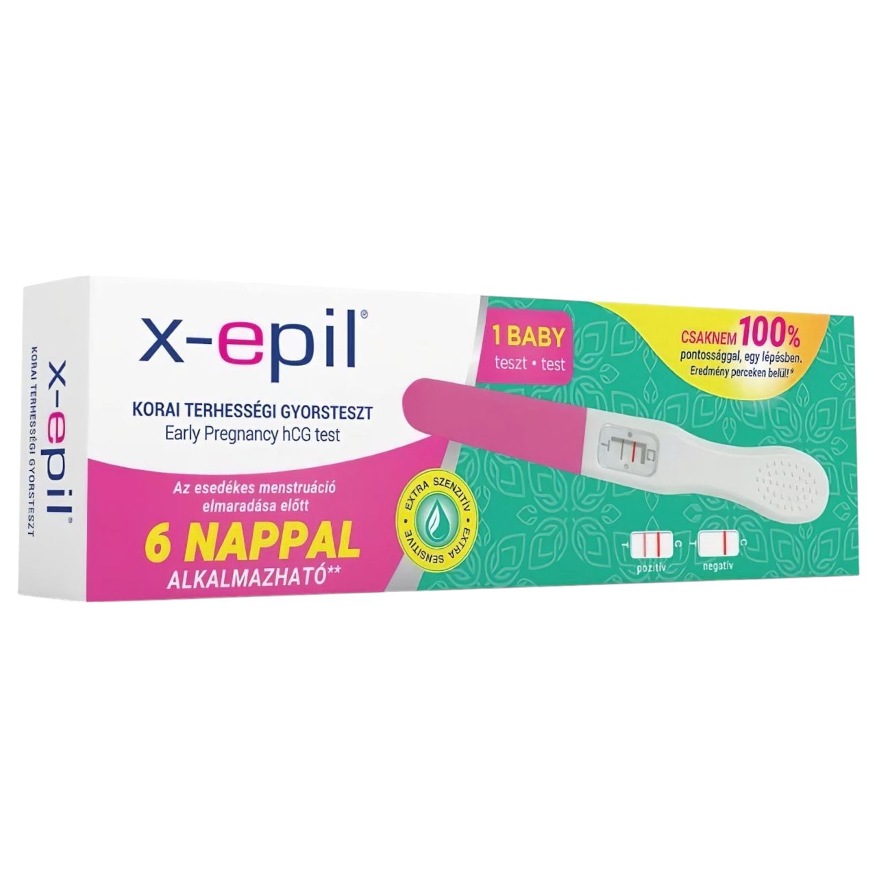 X-Epil korai terhességi gyorsteszt (1db)