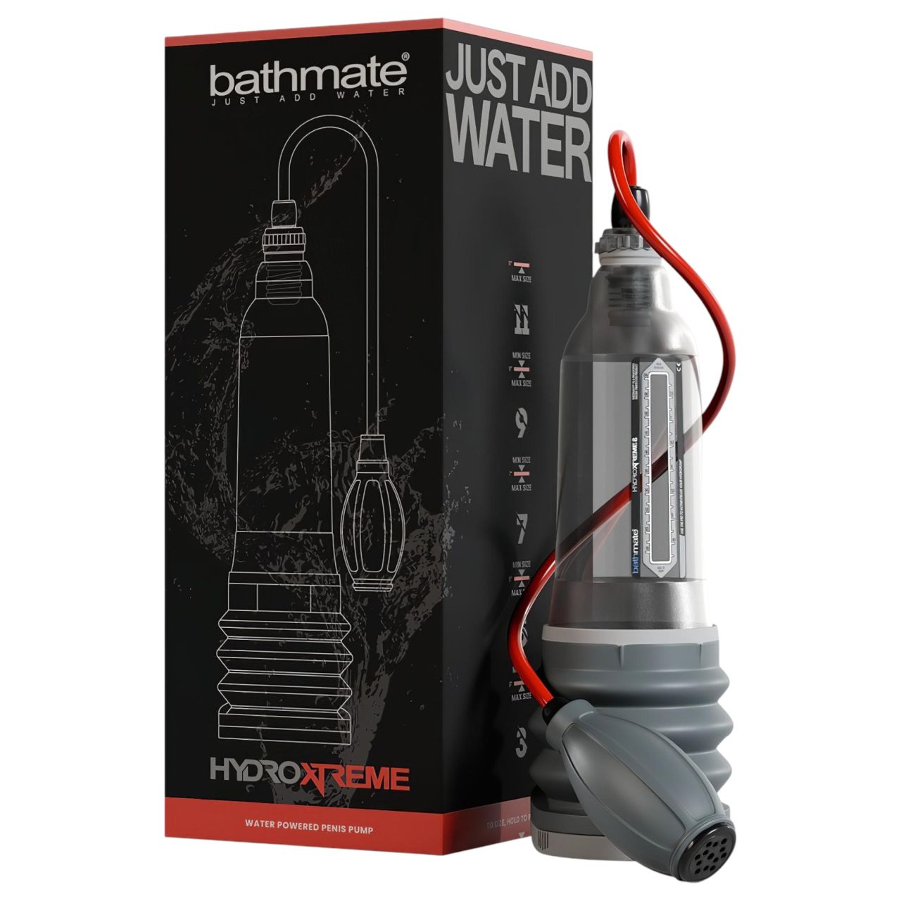 Bathmate HydroXtreme8 - hidraulikus péniszpumpa (átlátszó) Bathmate HydroXtreme8 - hidraulikus péniszpumpa (átlátszó)