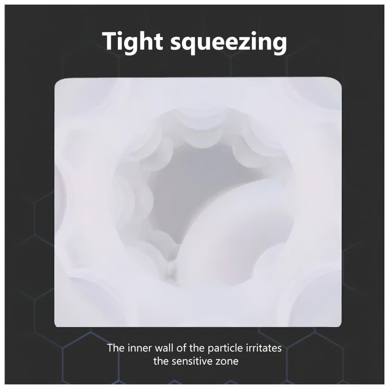 Lonely - szívó, melegítő maszturbátor hangeffektussal (fehér)